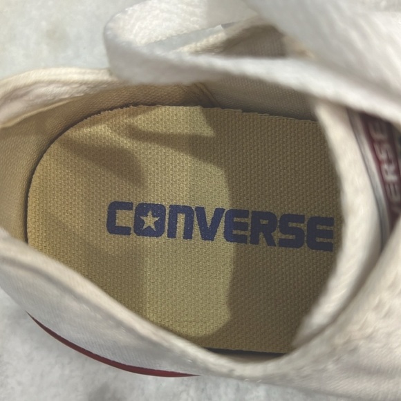 Converse Chuck Taylor All Star Low Top White Sneakers - Picture 10 of 13